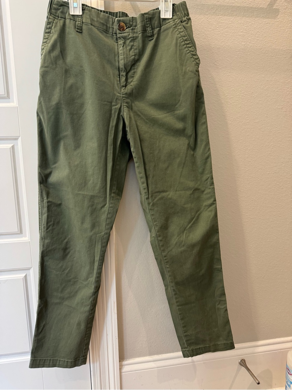 Old Navy Olive Green Ankle-Length Pants